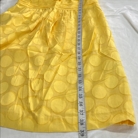 NWT-Studio One Yellow Ruffle Sleeveless Dress s10 - Picture 7 of 12